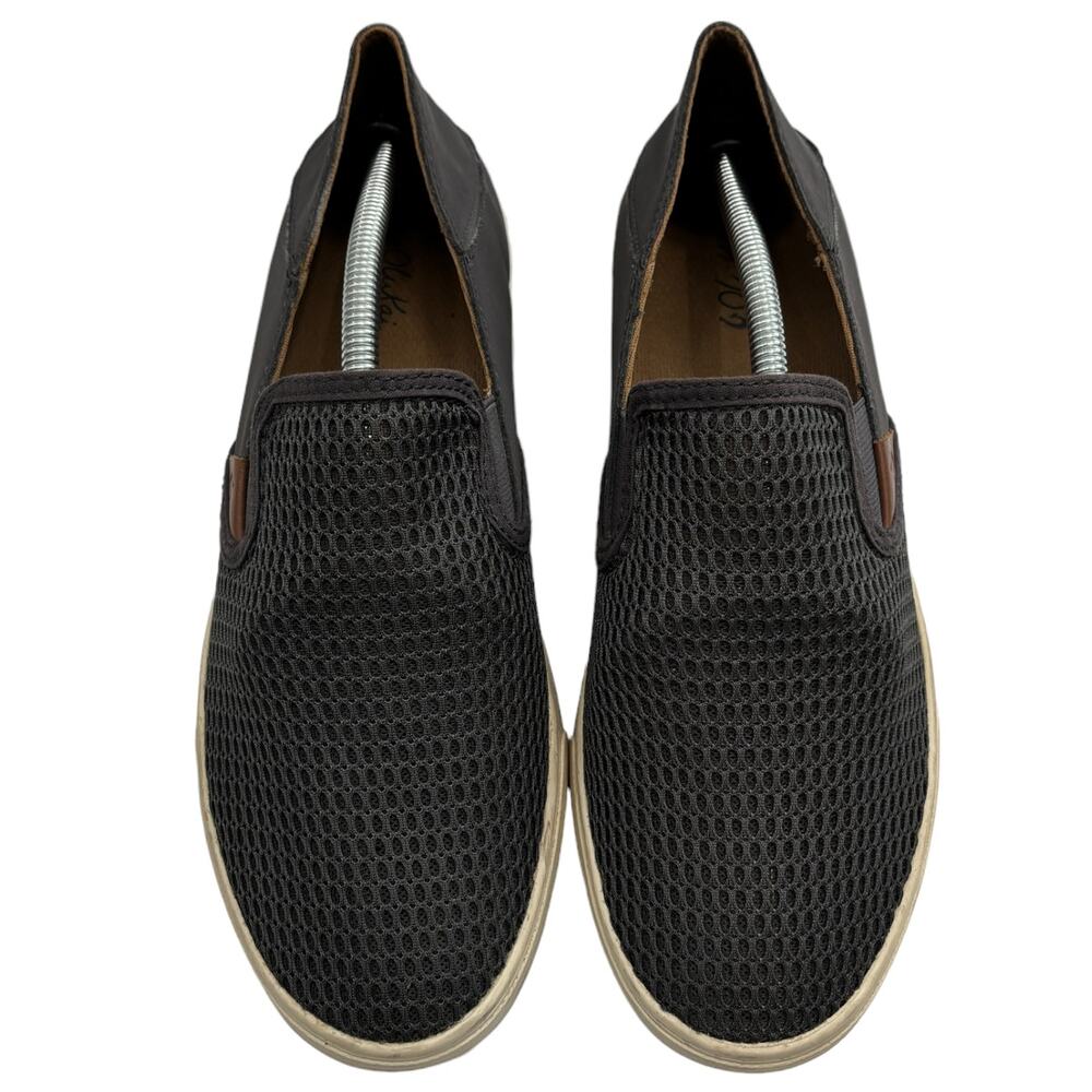 OluKai Women's Pavement Gray Pehuea Slip On Sneakers - Picture 4 of 11